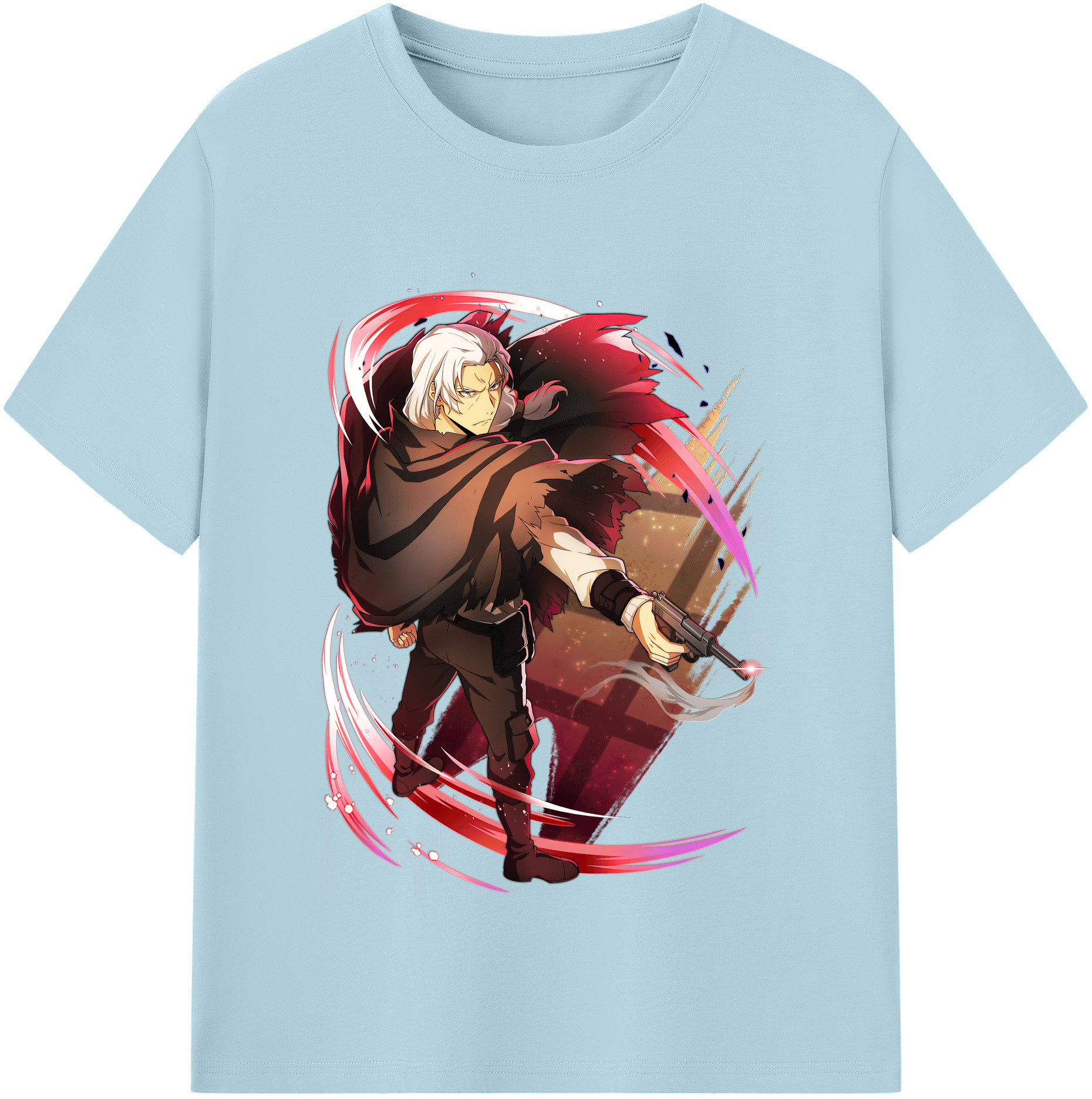 （画像用） 文豪ストレイドッグス Bungo Stray Dogs 綿100％半袖Tシャツ（フロントプリント）